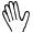 hand turkey outline